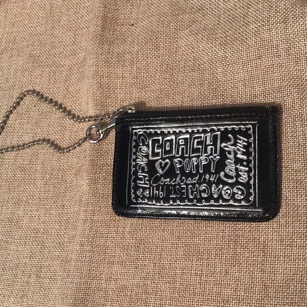 Authentic Poppy Coach Wristlet